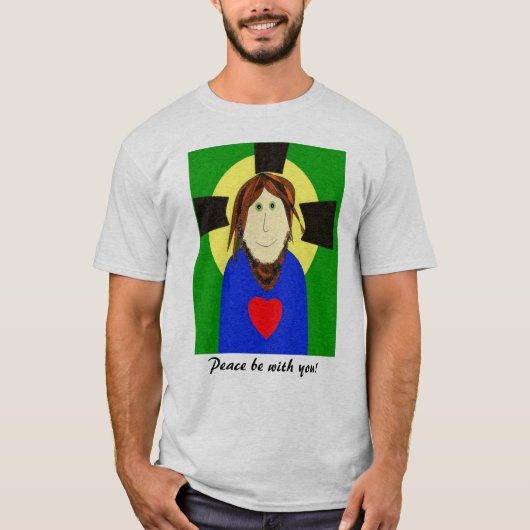 T-shirt La paix soit avec vous (Devant)