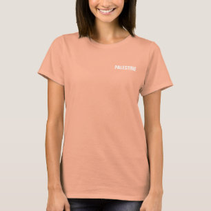 T-shirt La Palestine avec le poème court