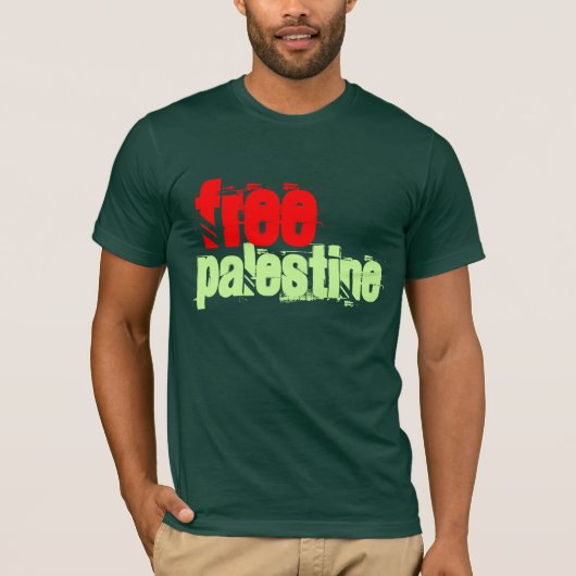 T-SHIRT LA PALESTINE LIBRE (Devant)