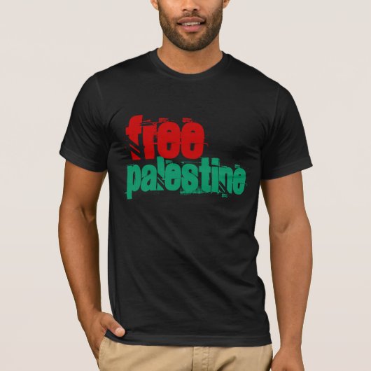 T-SHIRT LA PALESTINE LIBRE (Devant)
