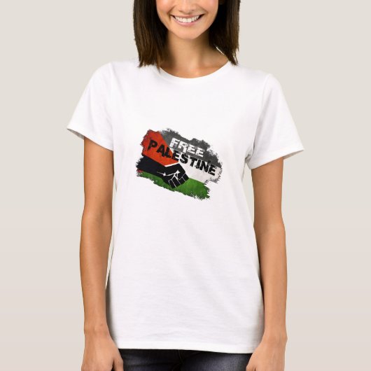 T-shirt La Palestine libre (Devant)