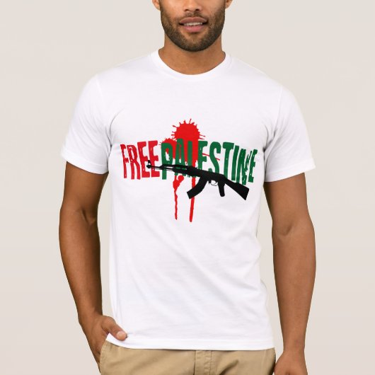 T-shirt La Palestine libre (Devant)