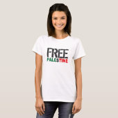 T-shirt La Palestine libre (Devant entier)