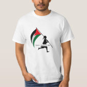 T-shirt La Palestine libre (Devant)