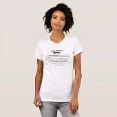 T-shirt "La Palestine libre" finirait toutes les guerres (Devant entier)