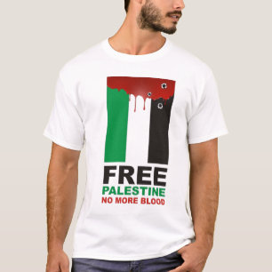T-shirt La Palestine libre pas plus de sang