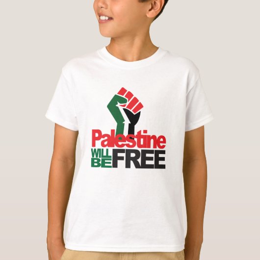 T-shirt La Palestine sera libre (Devant)