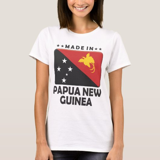 T-shirt La Papouasie-Nouvelle-Guinée a fait (Devant)