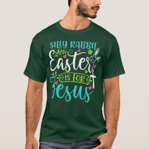 T-shirt La Pâque De Lapin Silencieux Est Pour Jésus Femmes