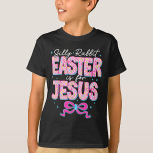 T-shirt La Pâque Du Lapin Silly Est Pour Jésus Religieux C