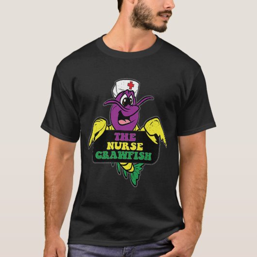 T-shirt La Parade du carnaval de Mardi Gras Nurse RN L (Devant)
