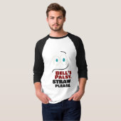 T-shirt La paralysie de Bell — Paille s'il vous plaît — (Devant entier)