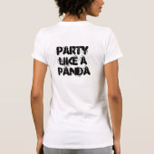 T-shirt La partie aiment un panda (Dos)