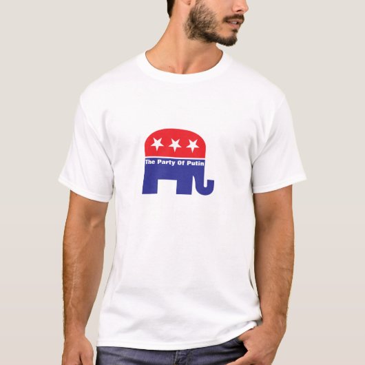 T-shirt La partie de Poutine (Devant)