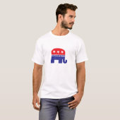 T-shirt La partie de Poutine (Devant entier)