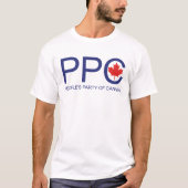 T-shirt La partie des personnes du Canada (Devant)