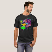 T-shirt La partie du du DJ étrange (Devant entier)