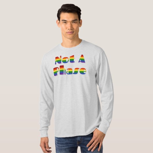 T-shirt La Parties scintillant de fierté LGBT n'est pas un (Devant entier)