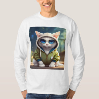T-shirt "La Passion Purr-Fect : Un Amoureux des chats Dédi