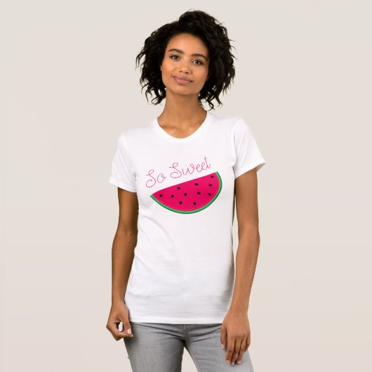 T-shirt La pastèque - tellement douce (Devant entier)