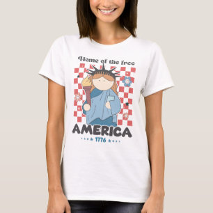 T-shirt La patrie de l'Amérique libre