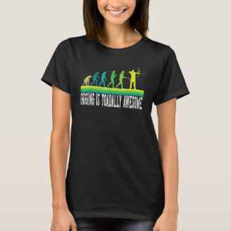 T-shirt La pêche à la fourche est totalement géniale Greno