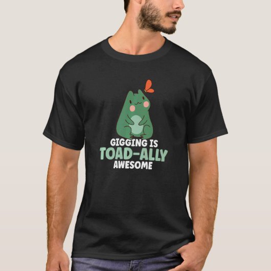 T-shirt La pêche à la fourche est tout simplement géniale  (Devant)