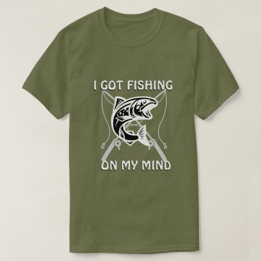 T-SHIRT LA PÊCHE À L'ESPRIT (Design devant)
