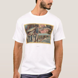 T-shirt La "pêche est bonne dans le Chinook de nord-ouest
