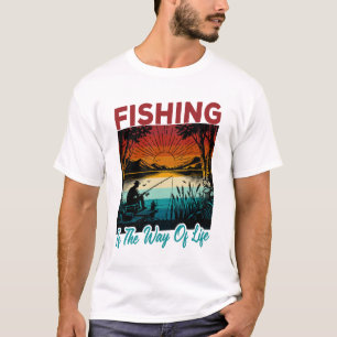 T-shirt La Pêche Est Le Mode De Vie