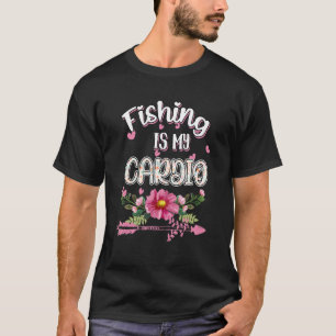 T-shirt La Pêche Est Mon Humour Cardio Sarcastique