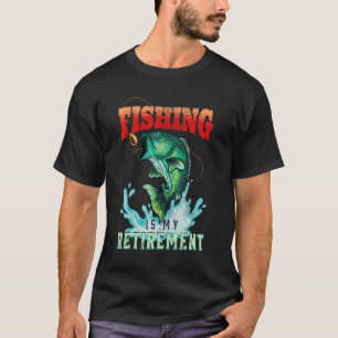 T-shirt La pêche est mon plan de retraite