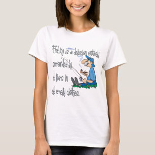 T-shirt La pêche est une illusion