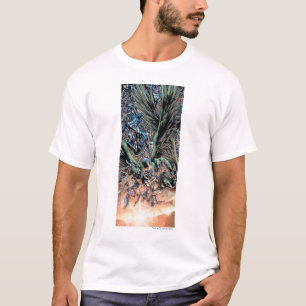 T-shirt La peinture de groupe de nuit la plus noire -