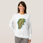 T-shirt La péninsule du Kamchatka en Russie (Devant entier)