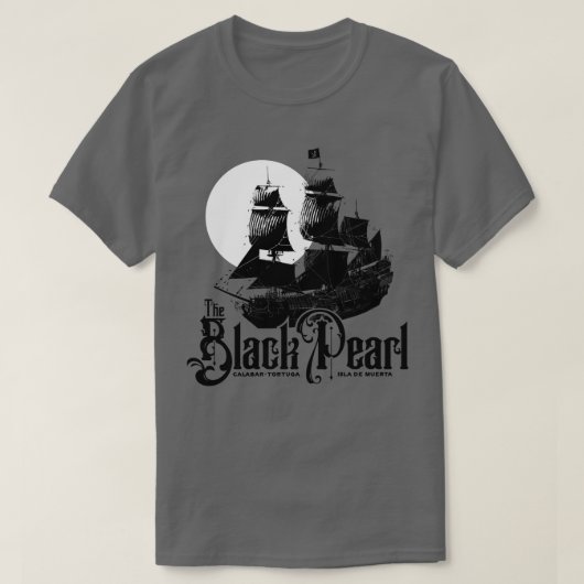 T-shirt La perle noire (Design devant)