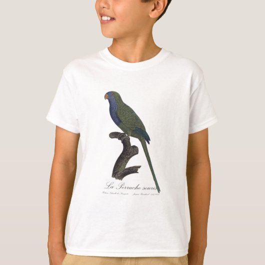 T-shirt La Perruche souris / Monk Parakeet (Devant)