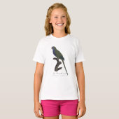 T-shirt La Perruche souris / Monk Parakeet (Devant entier)