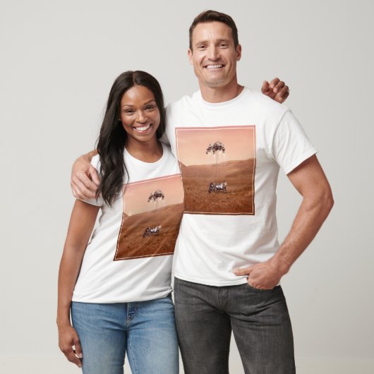 T-shirt La Persévérance Arrive En Toute Sécurité Sur Mars. (Unisexe)