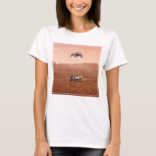 T-shirt La Persévérance Arrive En Toute Sécurité Sur Mars. (Devant)