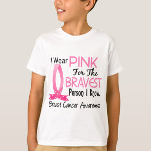 T-shirt La personne la plus courageuse je connais le