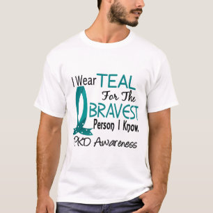 T-shirt La personne la plus courageuse je sais PKD