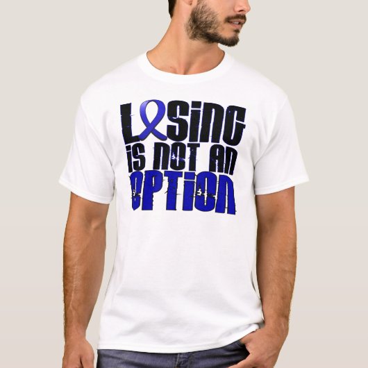 T-shirt La perte n'est pas une option CFS (Devant)