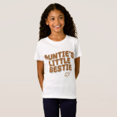 T-Shirt La petite bestie de Tante (Devant entier)