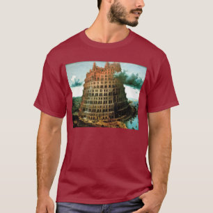 T-shirt La "petite" tour de Babel de Pieter Bruegel