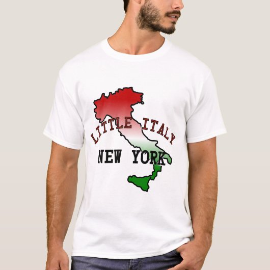 T-shirt La peu d'Italie New York (Devant)