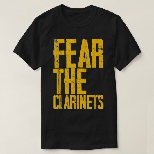 T-shirt La Peur Des Clarinets —2 (Design devant)