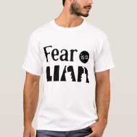 La peur est une menteuse – Conception typographiqu