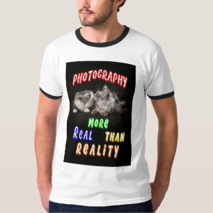 T-shirt La photographie plus réelle que la réalité