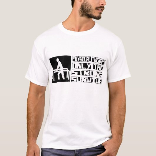 T-shirt La physiothérapie survivent (Devant)